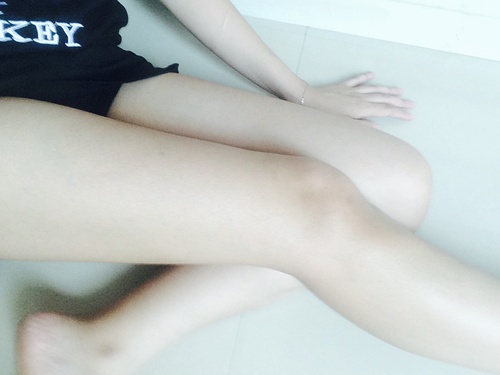 【晒】好爱的我腿(图2)_来自喵的自拍私房照分享